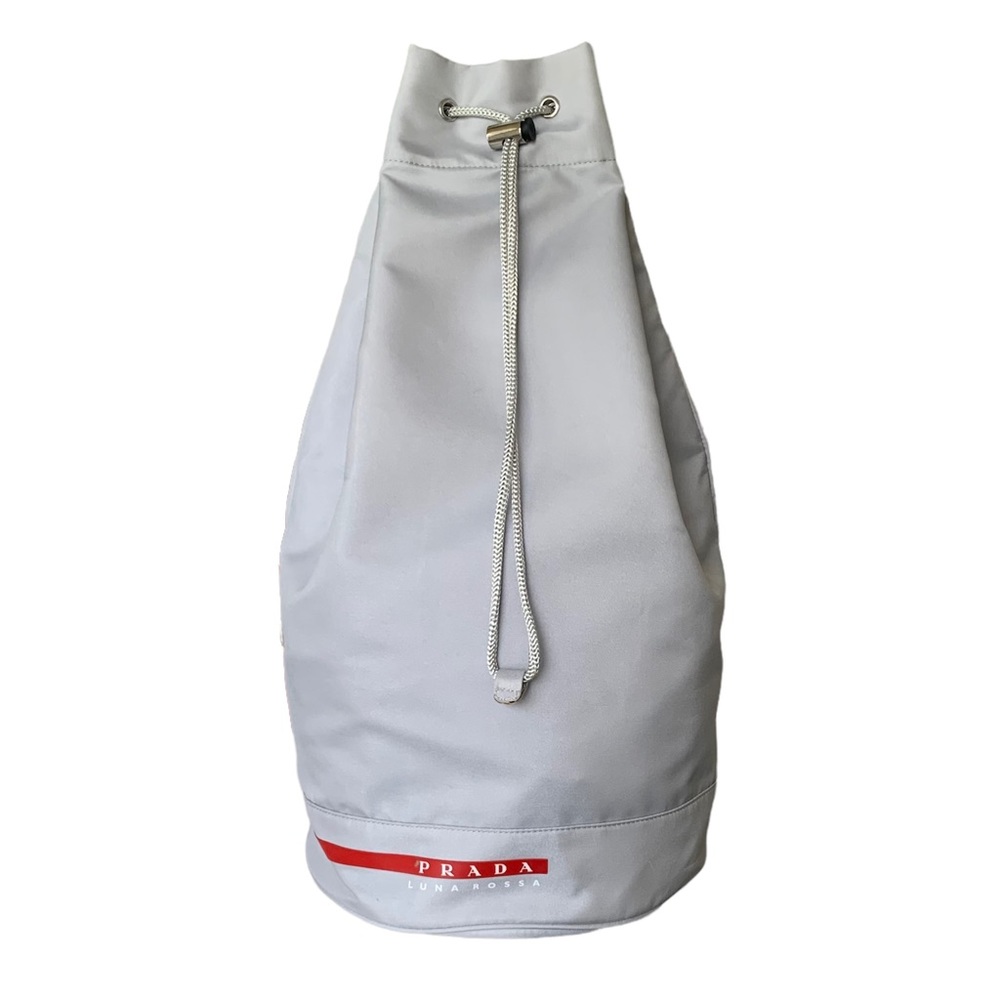 Prada Luna Rosa Knapsack Bucket Drawstring Backpack Bag - Picture 2 of 7